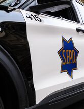 警用巡邏車側板圖片